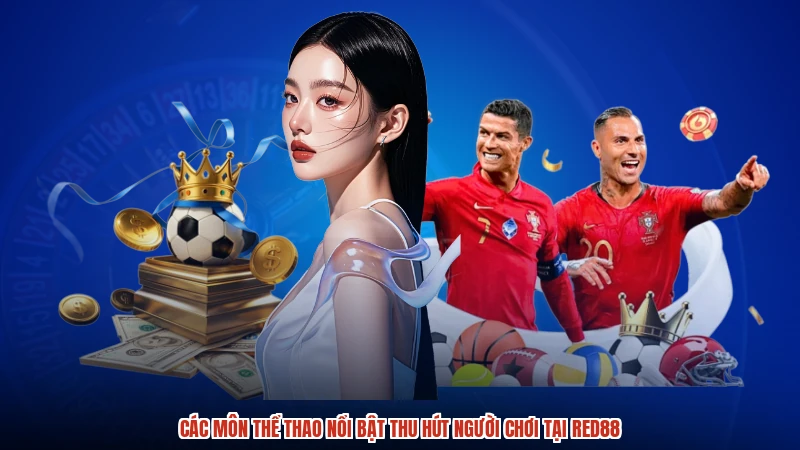 Các môn thể thao nổi bật thu hút người chơi tại RED88