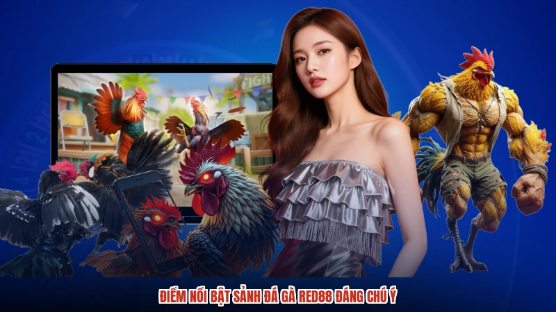 Điểm nổi bật sảnh đá gà RED88 đáng chú ý