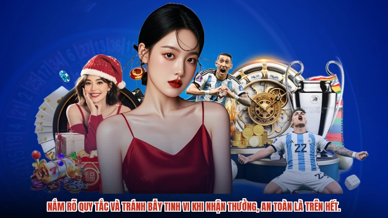 Nắm rõ quy tắc và tránh bẫy tinh vi khi nhận thưởng, an toàn là trên hết.