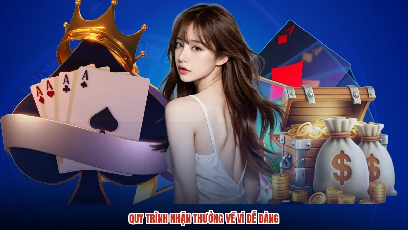 Quy trình nhận thưởng về ví dễ dàng