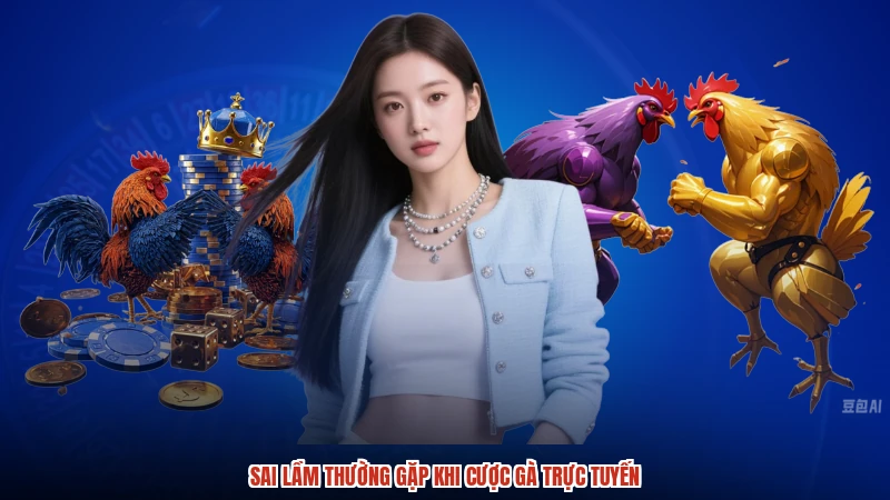 Sai lầm thường gặp khi cược gà trực tuyến