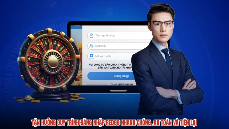 Tận hưởng quy trình đăng nhập RED88 nhanh chóng, an toàn và tiện lợi